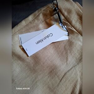 NWT Calvin Klein linen pants 14